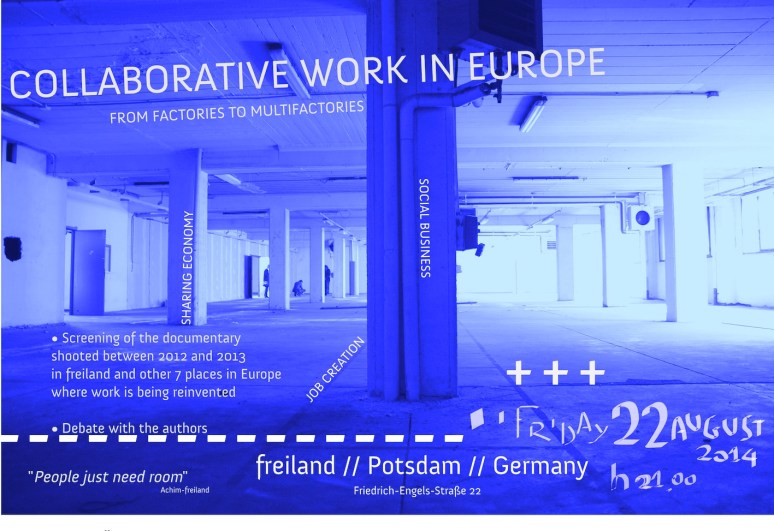 A movie as instrument to spread the idea around the world. Images explains better than everything!  